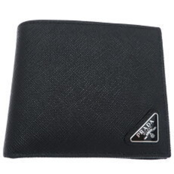 Prada Saffiano Leather Wallet Bifold Nero - Picture 1 of 9